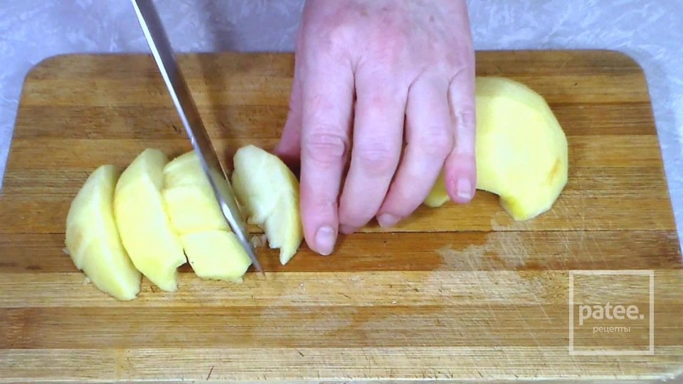 Яблочный бисквит с яблочным кремом - Шаг 3