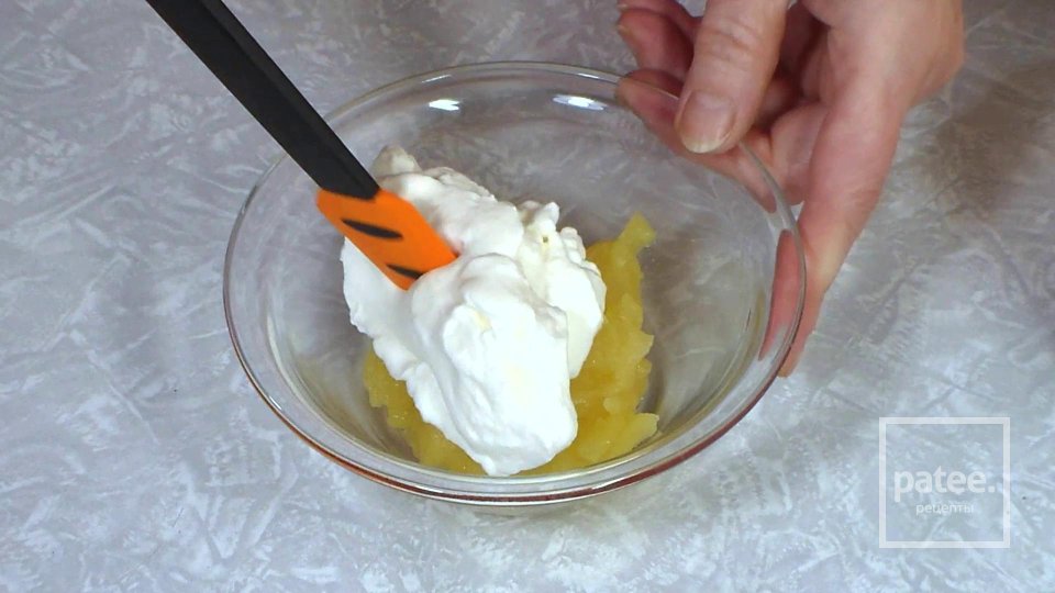 Яблочный бисквит с яблочным кремом - Шаг 16