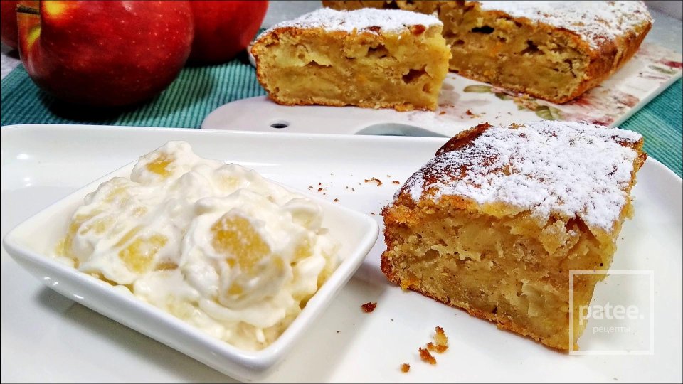 Яблочный бисквит с яблочным кремом - Шаг 19