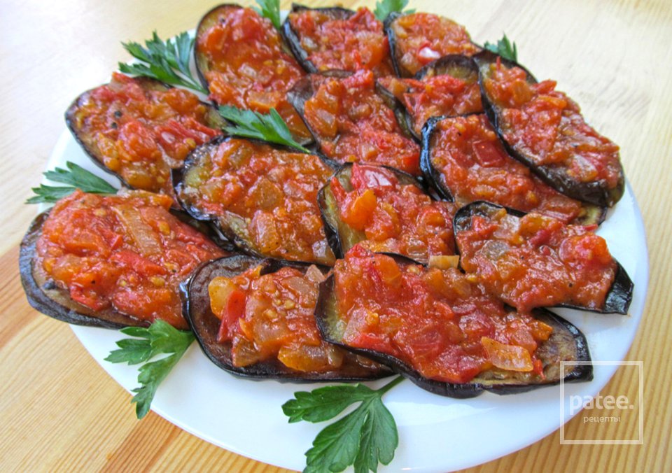 Жареные баклажаны с томатным соусом - Шаг 3