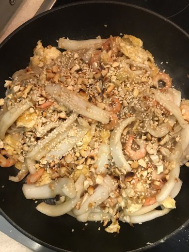 Рисовая вермишель с 🍤 🦐 креветками и кальмарами - Шаг 15