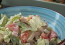 Салат с копченой курицей