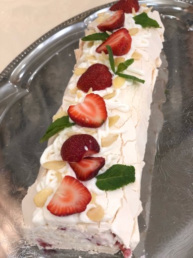 Меренговый рулет - Шаг 3