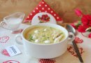 Суп-пюре с кабачком и сливками