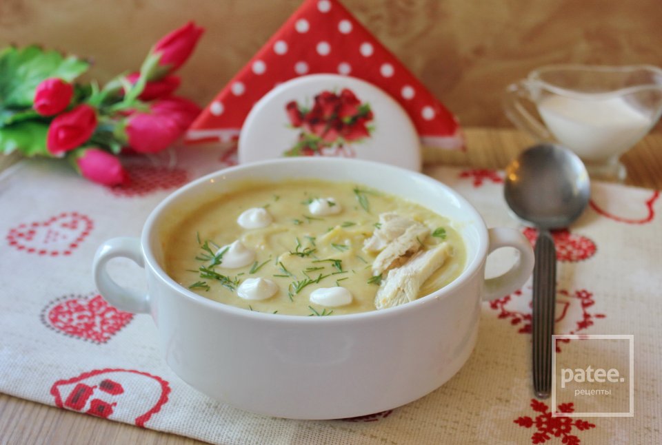 Суп-пюре с кабачком и сливками - Шаг 14