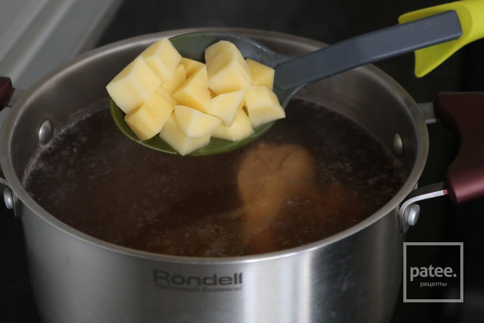 Куриный суп с чечевицей - Шаг 9