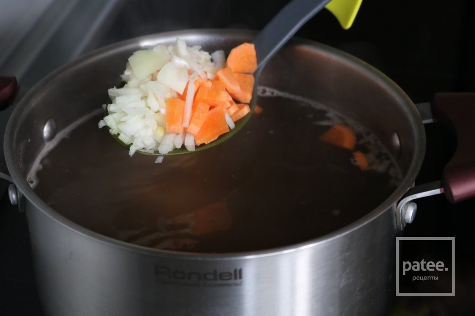 Куриный суп с чечевицей - Шаг 10