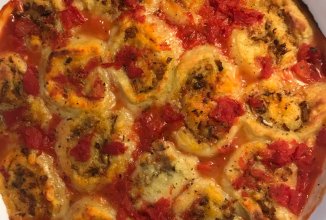 Картофельные рулетики с грибами 🤤❤️