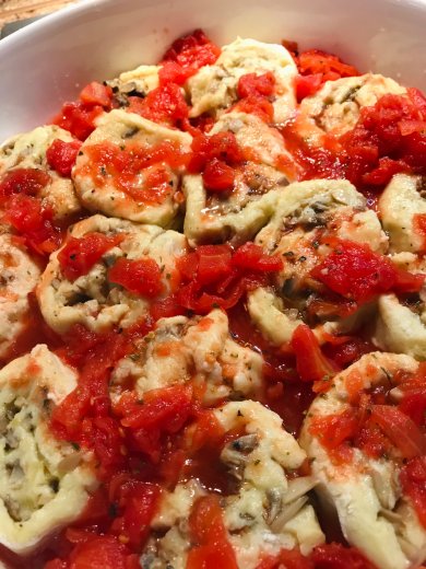 Картофельные рулетики с грибами 🤤❤️ - Шаг 1