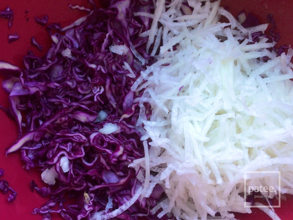 Пёстрый витаминный салат. 🥗 - Шаг 2