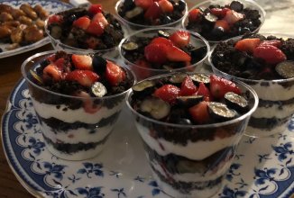 Десерт в стаканчике:)