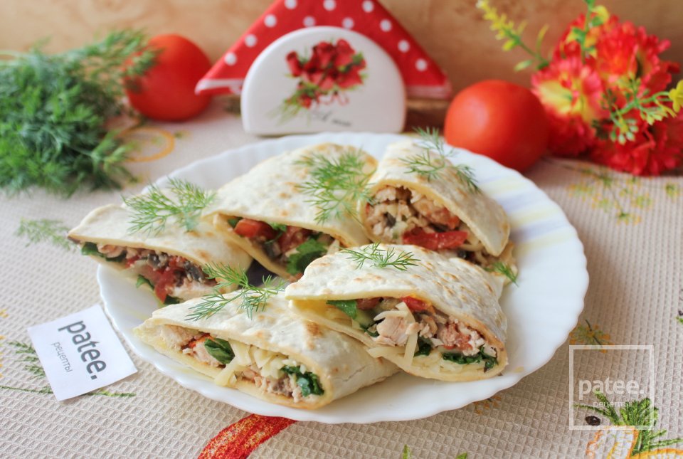 Мексиканские лепешки с курицей - Шаг 19