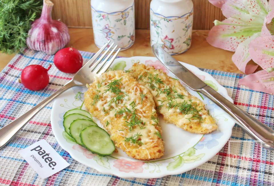 Отбивные из куриной грудки в сухарях - Шаг 10