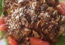 Салат из стручковой фасоли с яйцом.