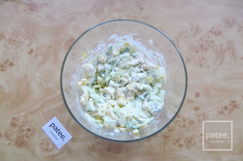 Овощной салат "Одесса" - Шаг 12