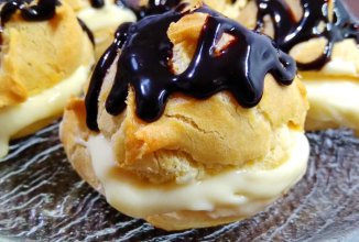 Заварные пирожные с кремом