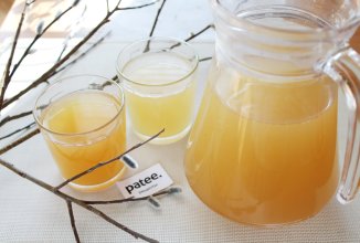 Хлебный квас из березового сока с медом