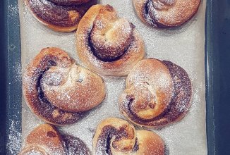 Булочки с нутеллой