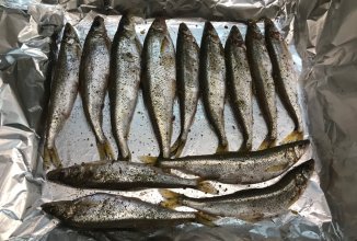 Корюшка запеченная в духовке