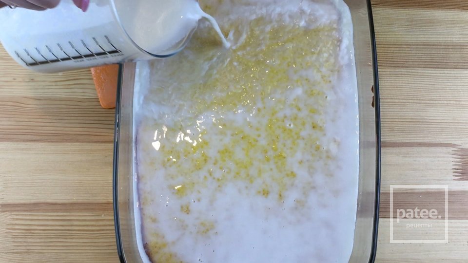 Мокрый манник на молоке - Шаг 4