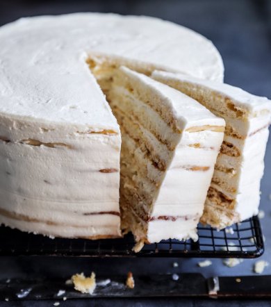 Торт МОЛОЧНАЯ ДЕВОЧКА без масла - Шаг 3