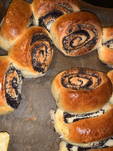 «Улитки» с маком - Шаг 2