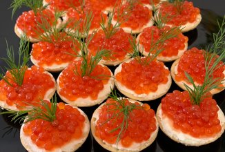 Тарталетки с икрой