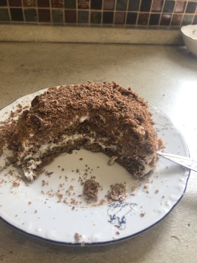 Пп торт шоколадная крошка - Шаг 9