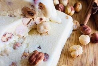 Белый шоколад без сахара с фундуком (диетический)