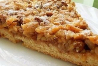 Венгерский ореховый пирог с яблоками