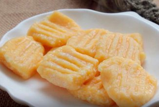 Ленивые вареники с тыквой