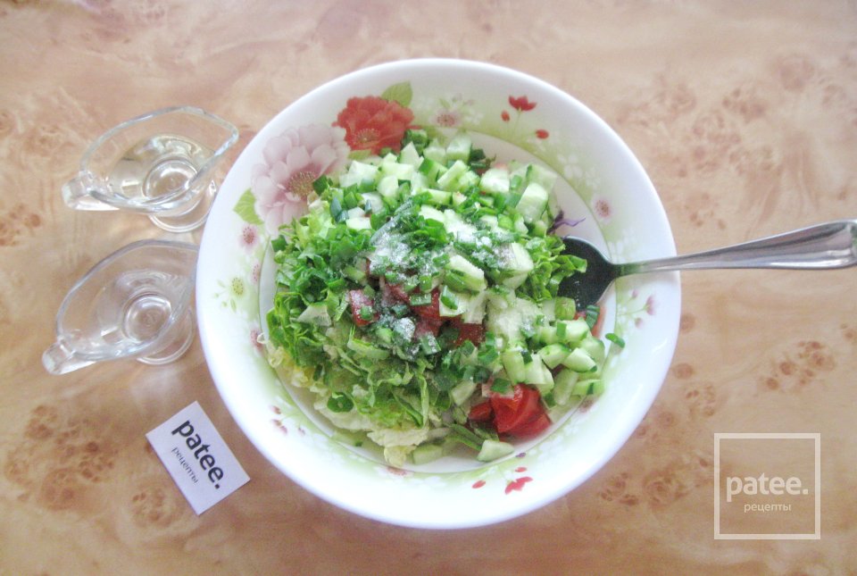 Салат  "Три капусты" - Шаг 9