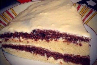 Лёгкий и вкусный тортик на кефире