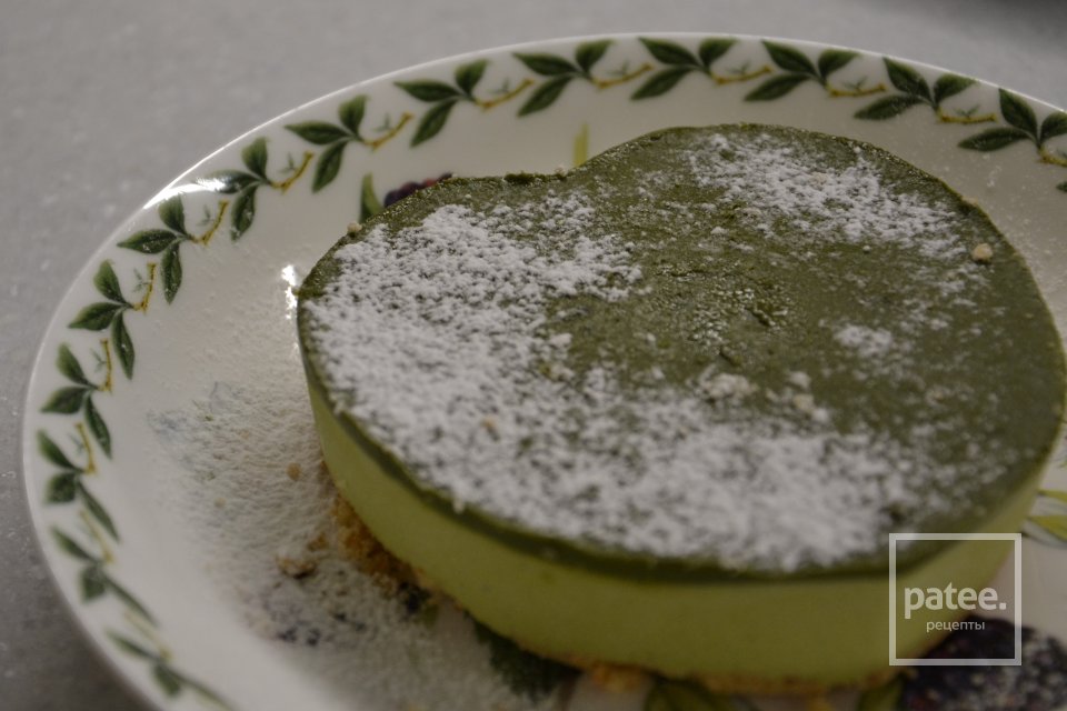 Чизкейк со вкусом чая матчи. - Шаг 27