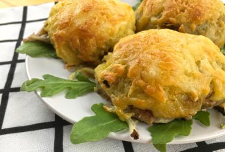 Котлеты Стожки с грибами и сыром