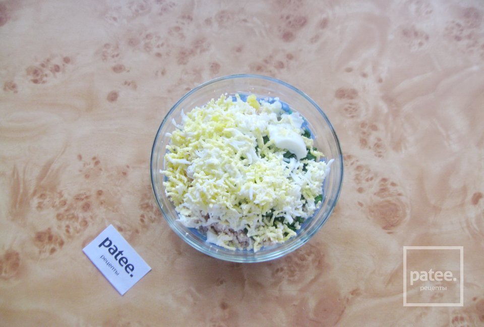 Блинчики с индейкой, яйцом и зеленым луком - Шаг 10