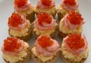 Тарталетки с креветками