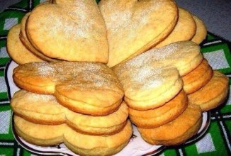 Коржики сметанные " Сердечные"
