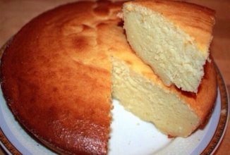 Творожная запеканка из трех ингредиентов