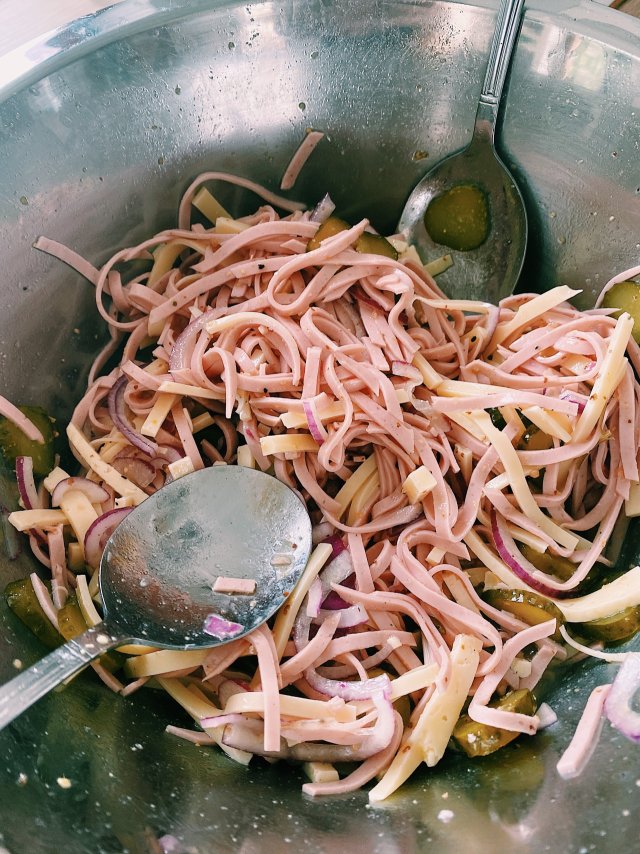 Баварский колбасный салат 🥗