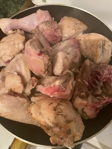 Курица тушеная с перцами🍗 - Шаг 3