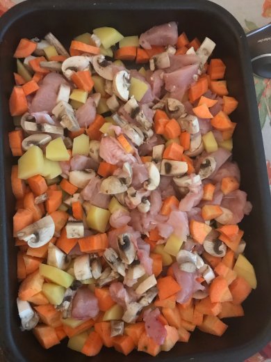 Овощи с куриной грудкой пп - Шаг 1