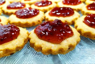 Печенье с джемом без яиц