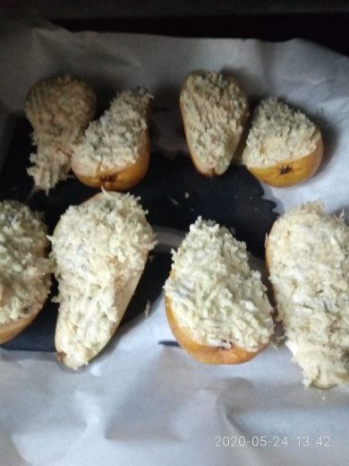 Груша «3 сыра» в духовке - Шаг 1