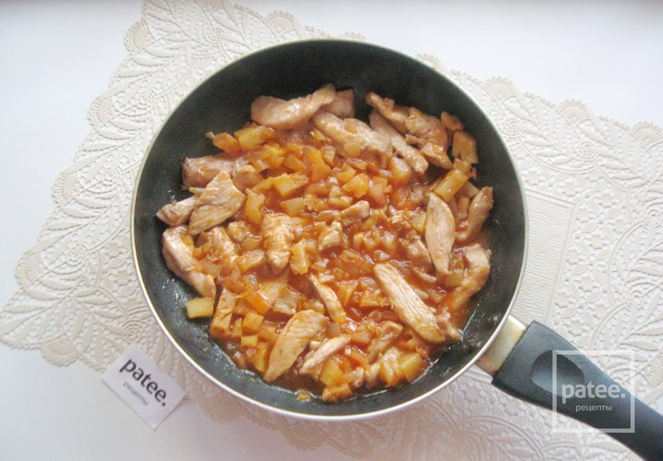 Куриное филе с ананасами по-китайски - Шаг 12