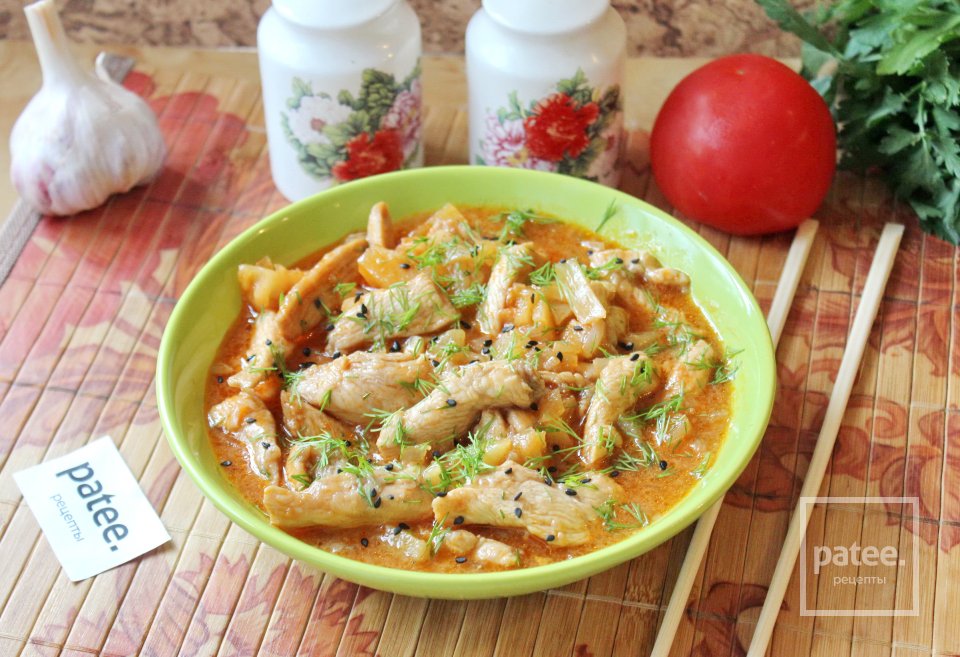 Куриное филе с ананасами по-китайски - Шаг 14