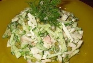 САЛАТ ИЗ КАРТОФЕЛЯ И КАЛЬМАРОВ