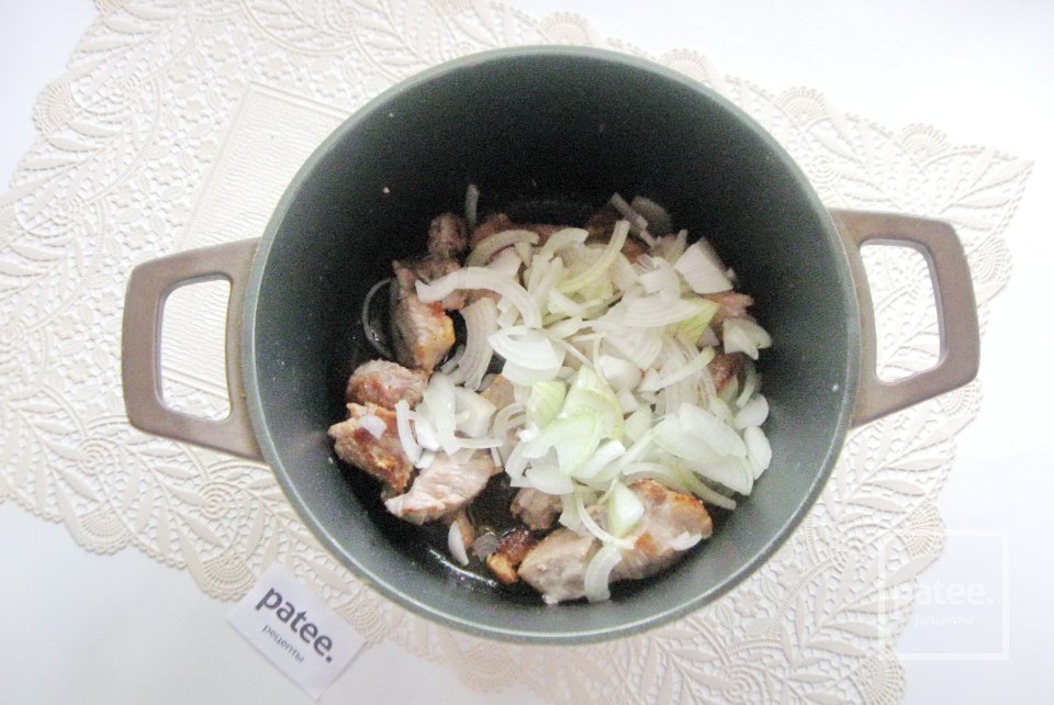 Свинина с кабачками в томатном соусе - Шаг 4