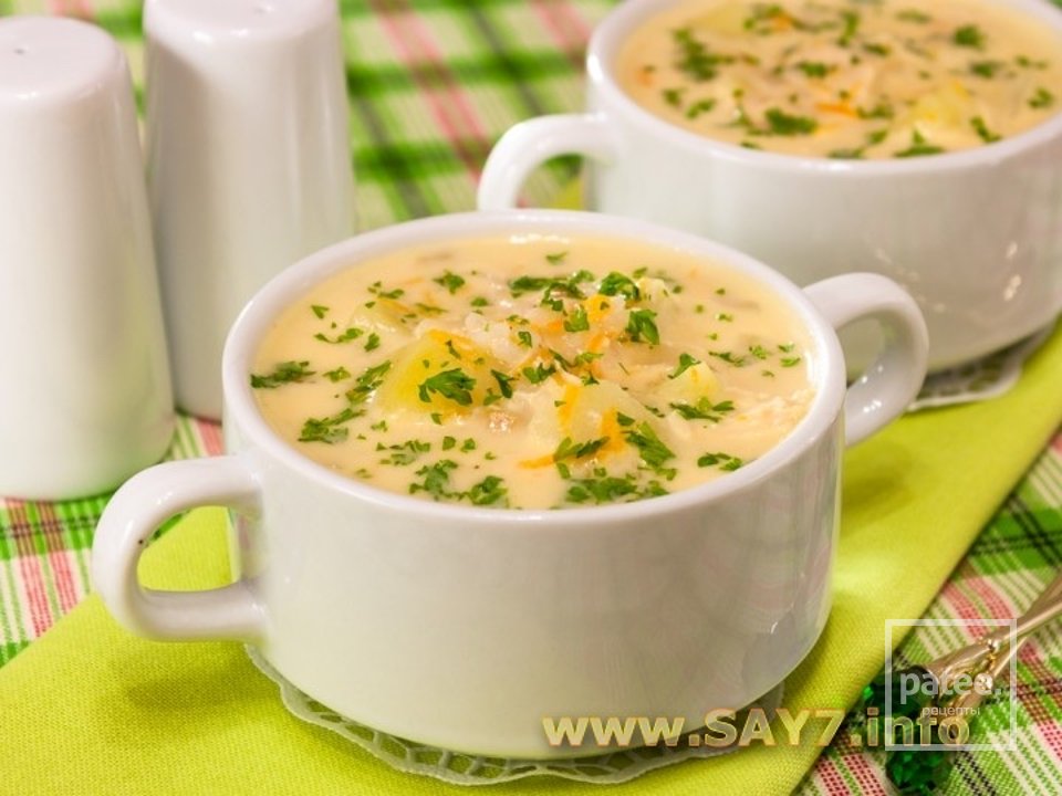 Сырный суп - Шаг 1