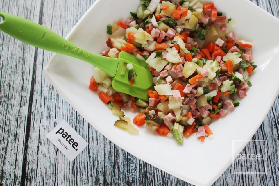 Зимний салат с авокадо - Шаг 13